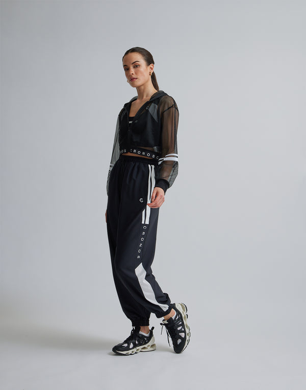 CRONOS WOMEN MESH ZIP HOODY
