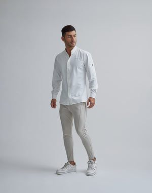 CRONOS BLACK PIN TUCK STRETCH PANTS