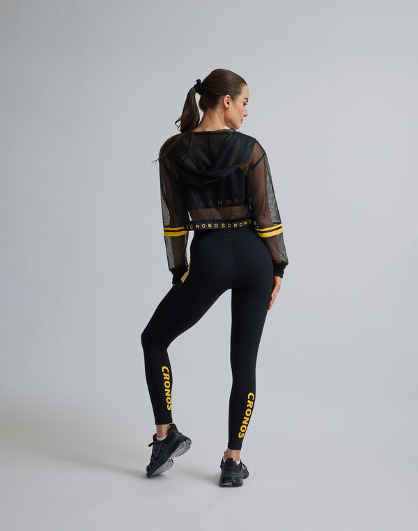CRONOS WOMEN MESH ZIP HOODY