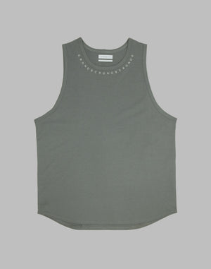 CRONOS CRNS BACK LOGO TANKTOP【GRAY】