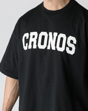 CRONOS  FRONT LOGO OVERSIZE T-SHIRT【S.NAVY】