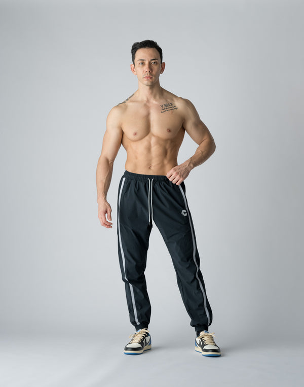 CRONOS WINDBREAKER SIDE LOGO LONGPANTS【S.NAVY】