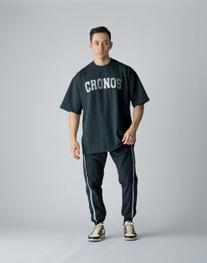 CRONOS  FRONT LOGO OVERSIZE T-SHIRT【S.NAVY】