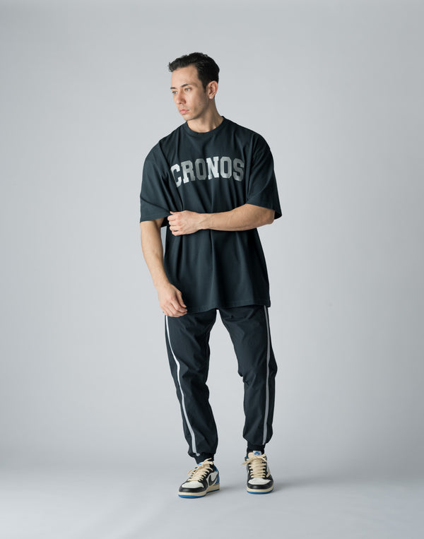 CRONOS  FRONT LOGO OVERSIZE T-SHIRT【S.NAVY】