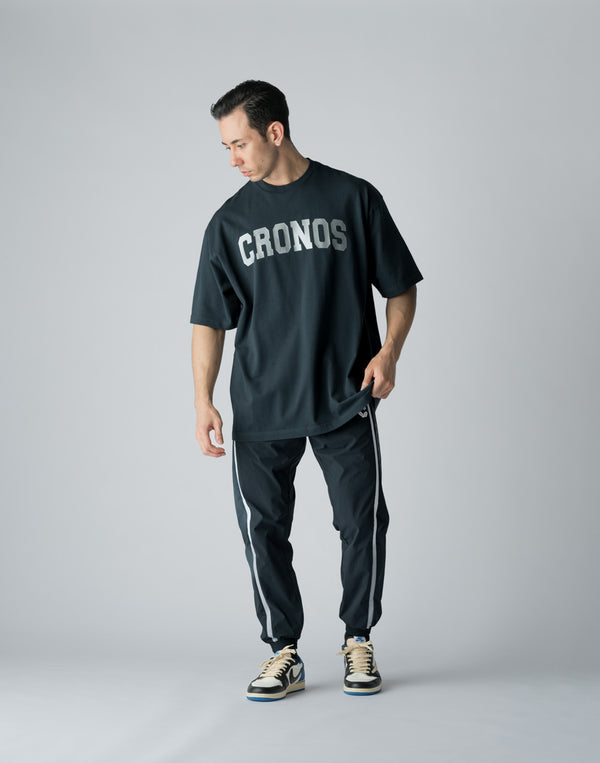 CRONOS  FRONT LOGO OVERSIZE T-SHIRT【S.NAVY】
