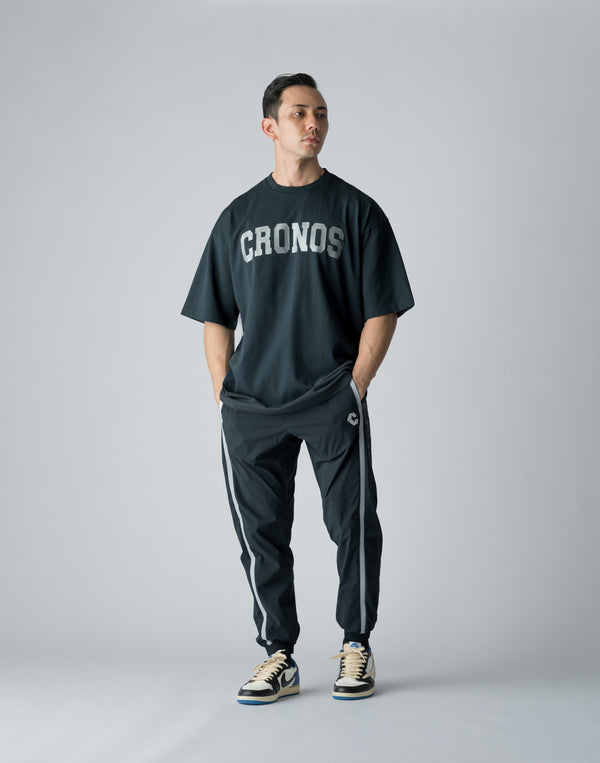 CRONOS  FRONT LOGO OVERSIZE T-SHIRT【S.NAVY】