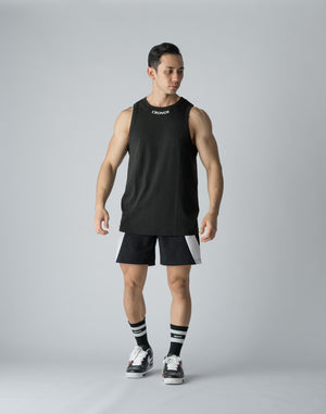 CRONOS STRETCH FRIES TANKTOP【BLACK】