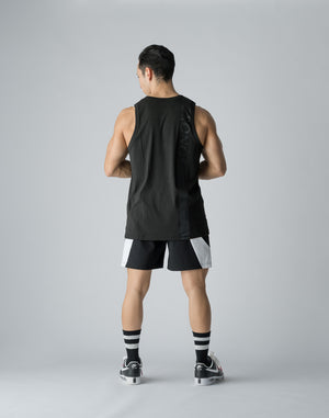 CRONOS STRETCH FRIES TANKTOP【BLACK】