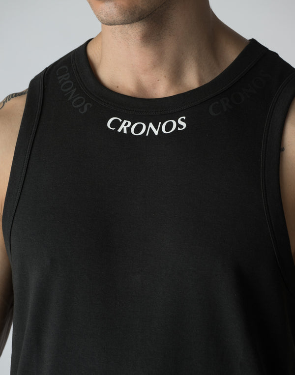 CRONOS STRETCH FRIES TANKTOP【WHITE】