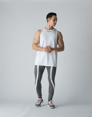 CRONOS STRETCH FRIES TANKTOP【WHITE】