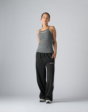 CRONOS WOMEN BLACK LETTER TANKTOP【GRAY】