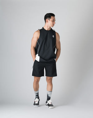CRONOS SIDE INSERTS TANKTOP【BLACK】