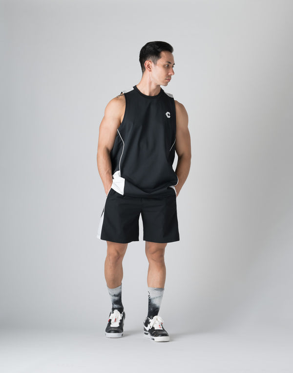 CRONOS SIDE INSERTS TANKTOP【BLACK】
