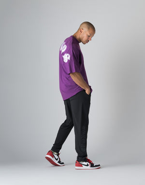 CRONOS BLACK LETTER DOLMAN SLEEVE T-SHIRT【PURPLE】