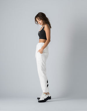 CRONOS WOMEN BACK CROSS BRA【BLACK×WHITE】