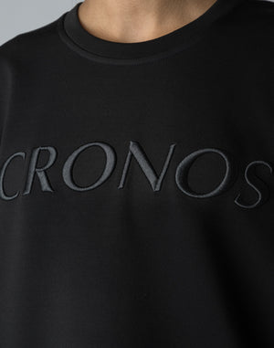 CRONOS WOMEN EMBROIDERY SWEAT【BEIGE】