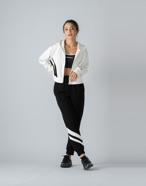 CRONOS WOMEN BACK CROSS BRA【BLACK×WHITE】