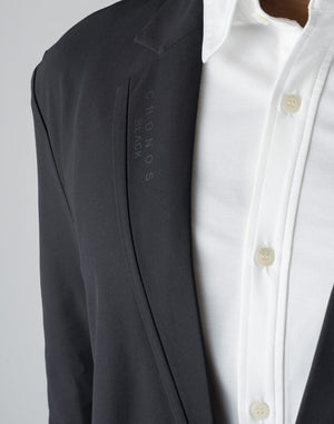 CRONOS BLACK STRIPED JACKET【BLACK×BLACK】