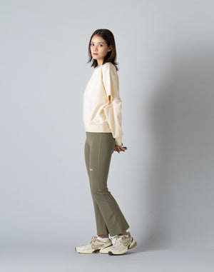 CRONOS WOMEN CUT OUT SWEAT【CREAM】