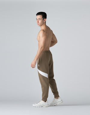 CRONOS THIGH SWITCH SWEATS LONGPANTS【TAUPE】