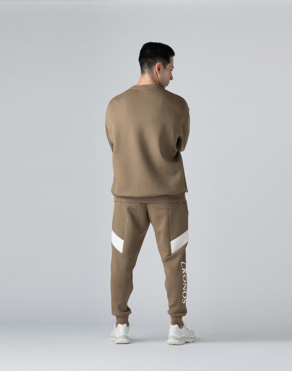 CRONOS BOXLOGO SWEAT【TAUPE】