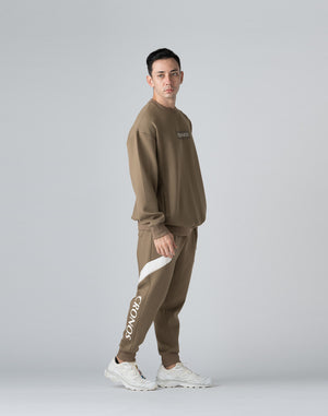 CRONOS BOXLOGO SWEAT【TAUPE】