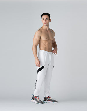 CRONOS THIGH SWITCH SWEATS LONGPANTS【WHITE】