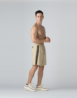 CRONOS DOUBLE STRIPES SHORTS【CREAM】