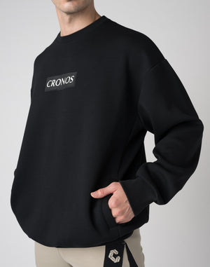 CRONOS BOXLOGO SWEAT【TAUPE】