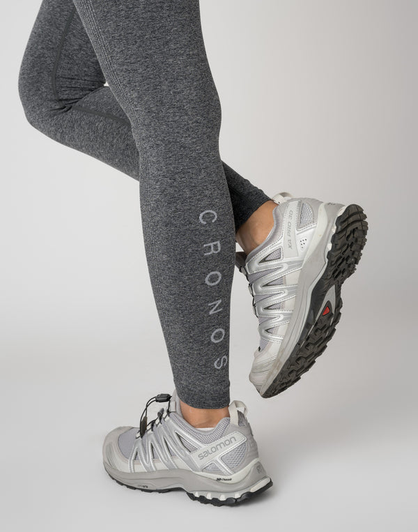 CRONOS WOMEN STYLE UP LEGGINGS【GRAY】