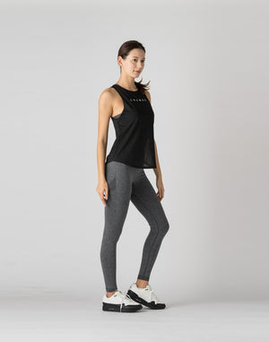 CRONOS WOMEN STYLE UP LEGGINGS【GRAY】