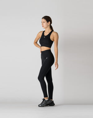 CRONOS WOMEN STYLE UP LEGGINGS【BLACK】