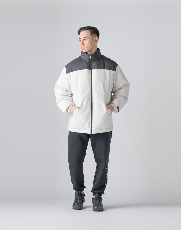 CRONOS Down jacket【BLACK×WHITE】