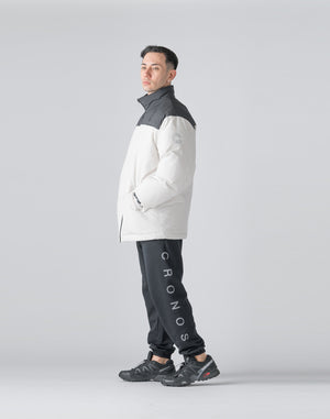 CRONOS Down jacket【BLACK×WHITE】