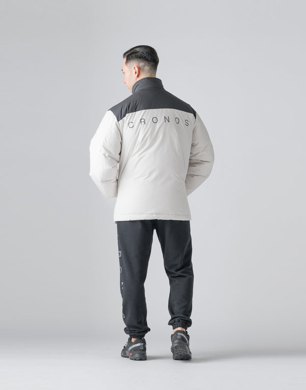 CRONOS Down jacket【BLACK×WHITE】