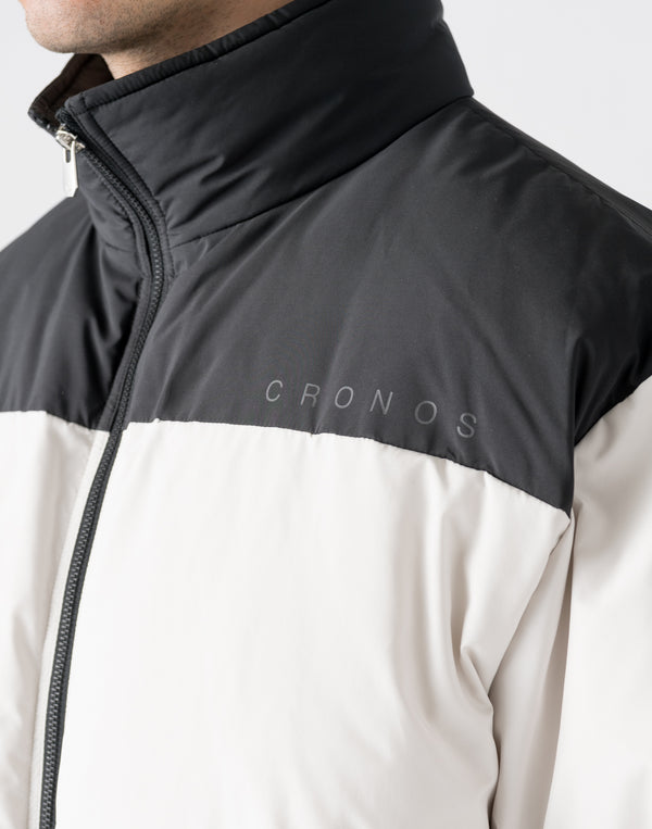 CRONOS Down jacket【BLACK×WHITE】
