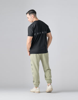 CRONOS Reflector Print Sweat Long Pants【SAGE】