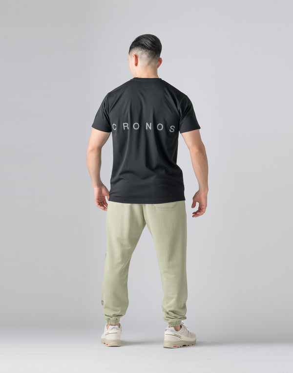 CRONOS Reflector Print Sweat Long Pants【SAGE】