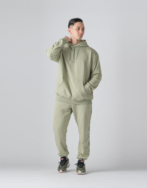 CRONOS Reflector Print Sweat Long Pants【SAGE】