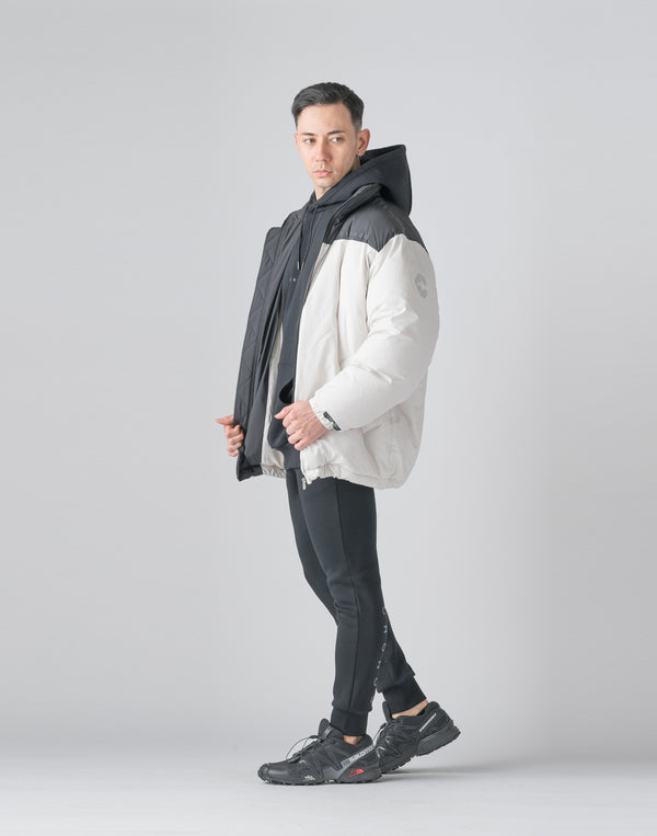 CRONOS Down jacket【BLACK×WHITE】