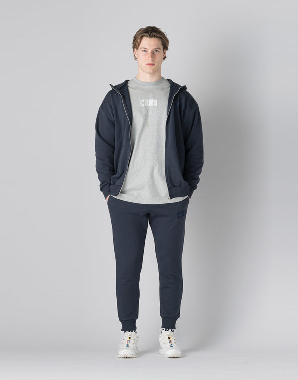 CRONOS Patchwork zip foodie【NAVY】