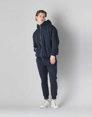 CRONOS Patchwork zip foodie【NAVY】