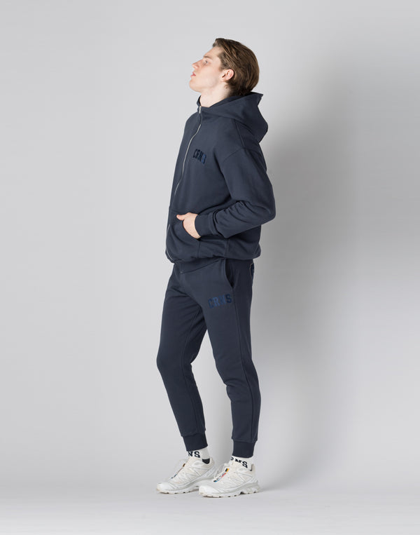 CRONOS Patchwork zip foodie【NAVY】