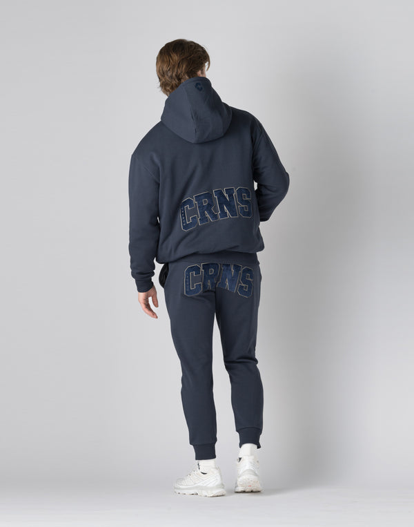 CRONOS Patchwork zip foodie【NAVY】