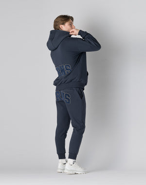 CRONOS Patchwork zip foodie【NAVY】