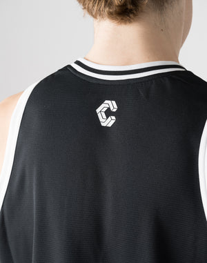 CRONOS pinhole mesh sleeveless【WHITE】