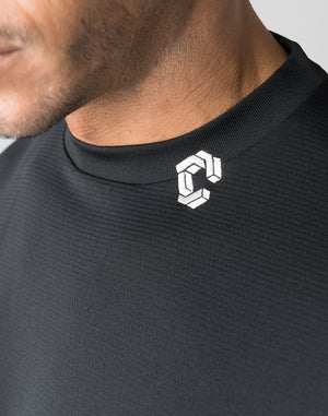 CRONOS pinhole mesh T-shirts【NAVY】