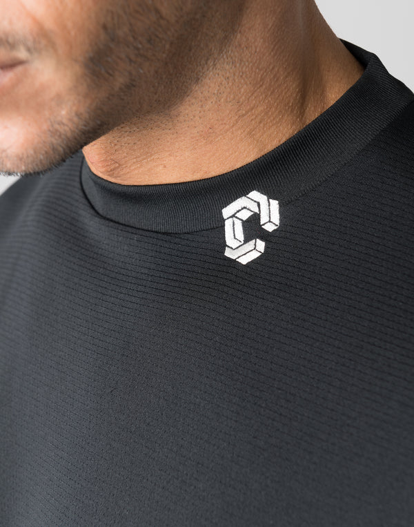 CRONOS pinhole mesh T-shirts【NAVY】