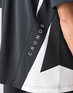 CRONOS pinhole mesh T-shirts【NAVY】