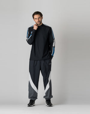 CRONOS BLACK モックネックロングスリーブ【BLACK】